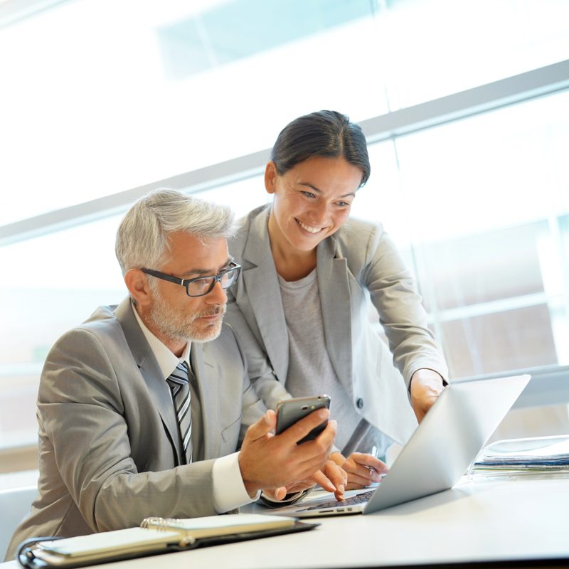 Corporate,Business,Coleagues,Working,Together,In,Modern,Office